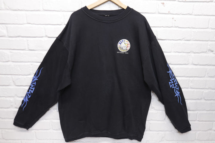 Red River Run Vintage Biker Sweatshirt XL 2000s