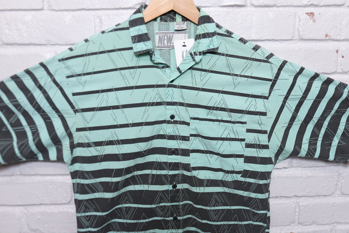 New Rules Vintage Striped Shirt Small 80s
