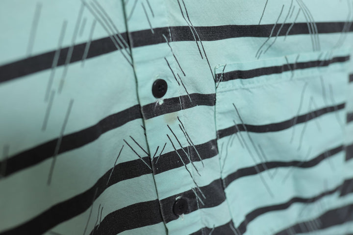 New Rules Vintage Striped Shirt Small 80s