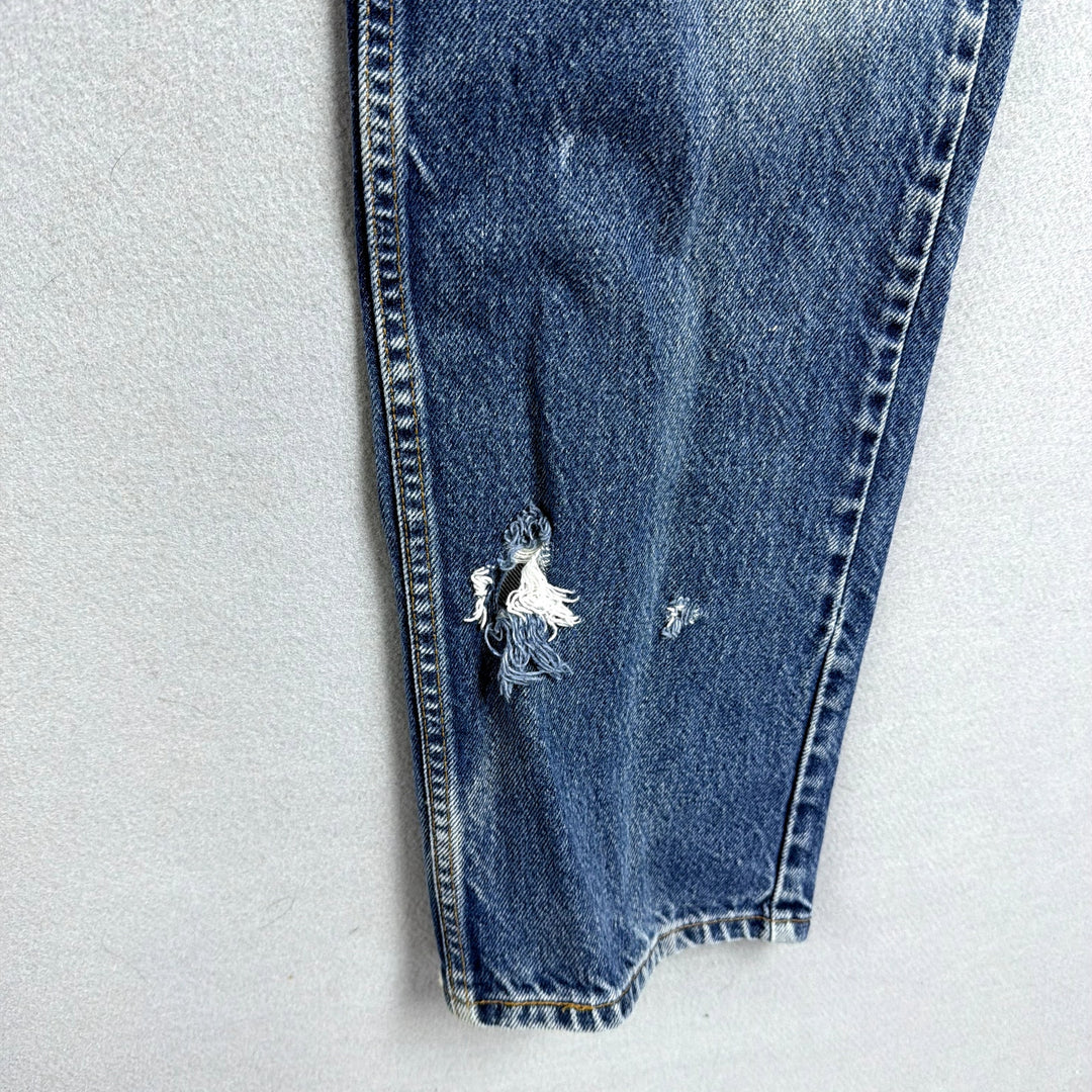 Vintage Levi's 505 Paint Splattered Jeans Size 30