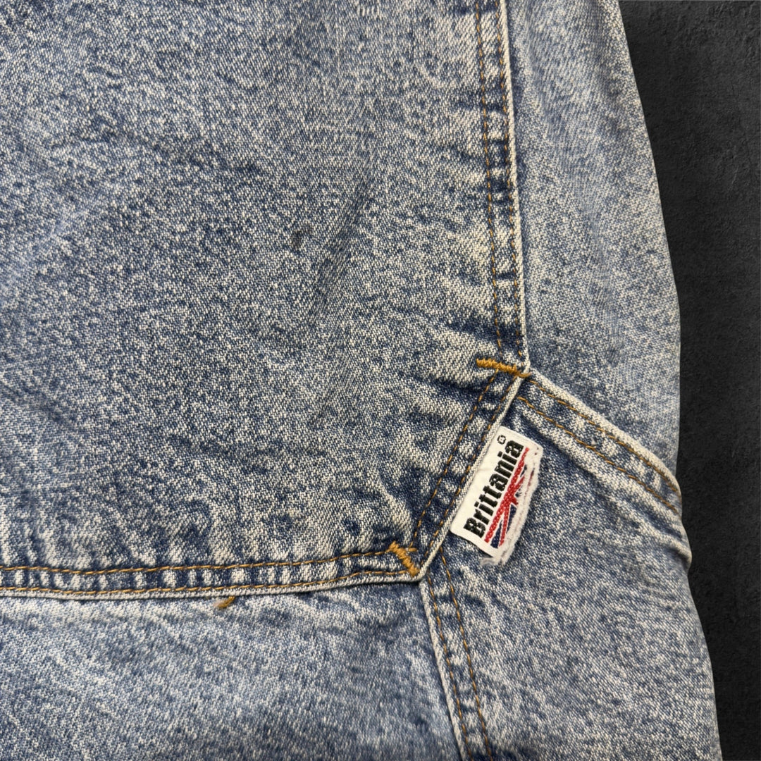Vintage Brittania 90s Denim Jean Shorts Size 32