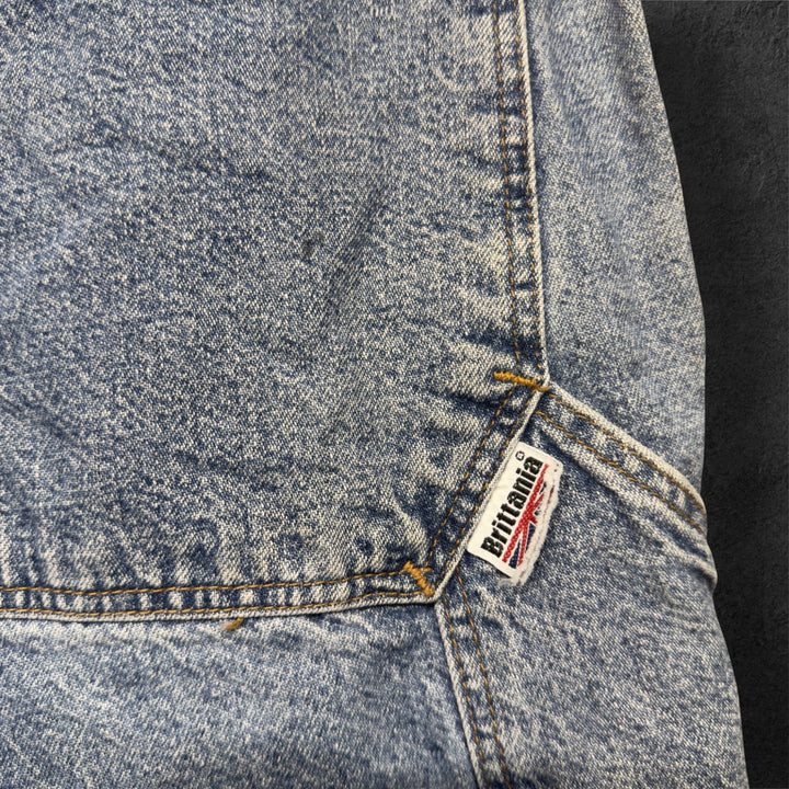 Vintage Brittania 90s Denim Jean Shorts Size 32