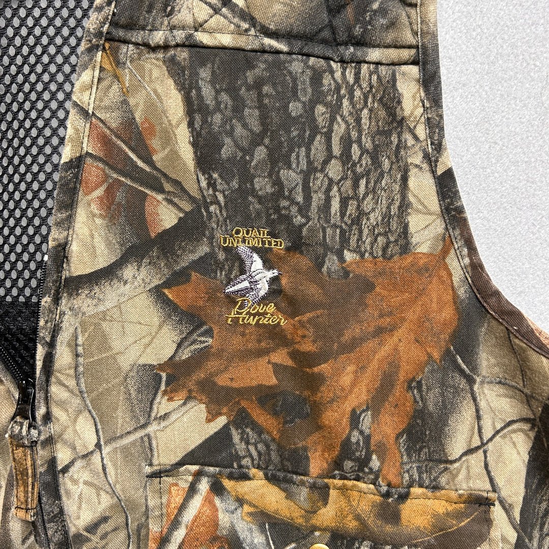 Quail Unlimited Dove Hunter Camo Hunting Vest Men's XL