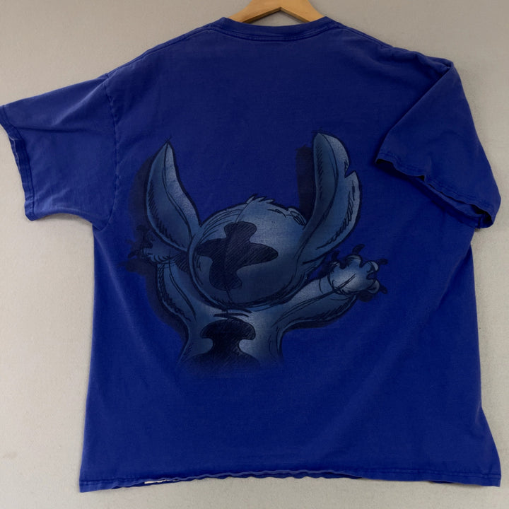 Disney Stitch Big Print T Shirt Size XL