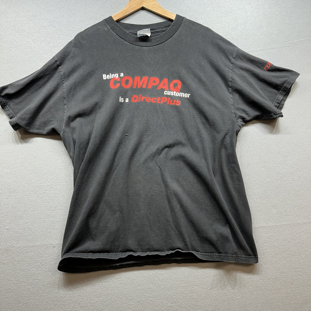 Vintage Compaq Computers T Shirt Size XL