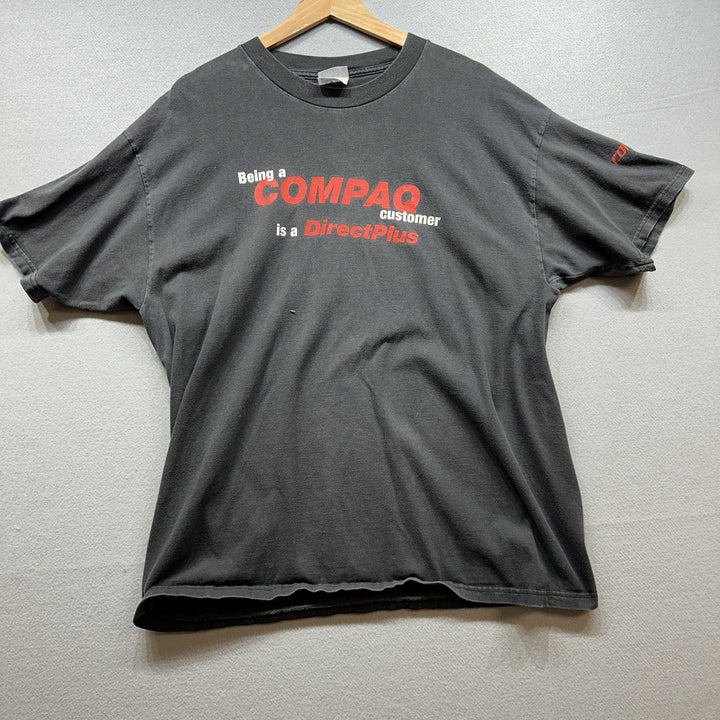 Vintage Compaq Computers T Shirt Size XL