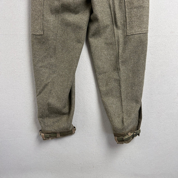 Vintage Swedish Army Wool Pants Size 30x30