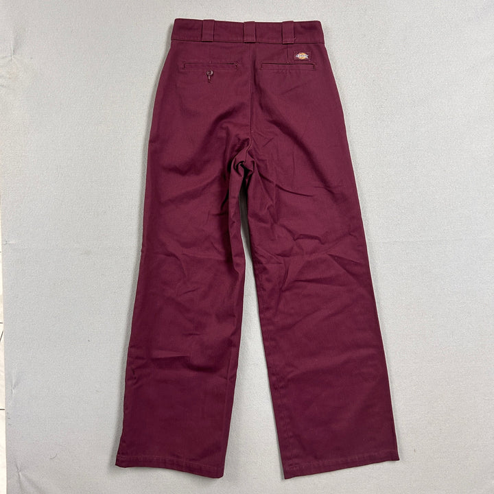 Dickies burgundy Work Pants Size 28