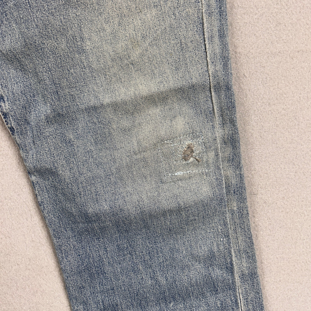 RRL Ralph Lauren Button Fly Straight Leg Jeans Size 30