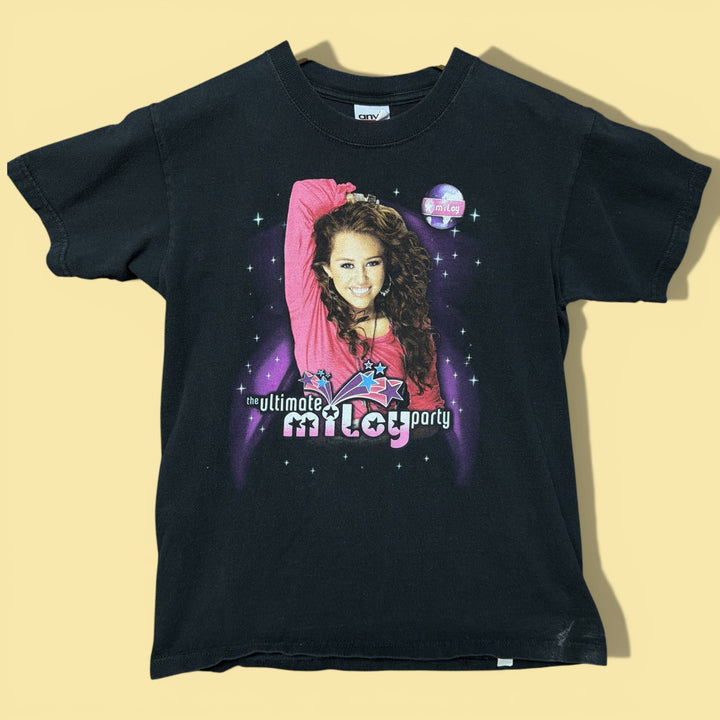 Vintage Y2K Kids Ultimate Miley Cyrus Party T Shirt Size Large