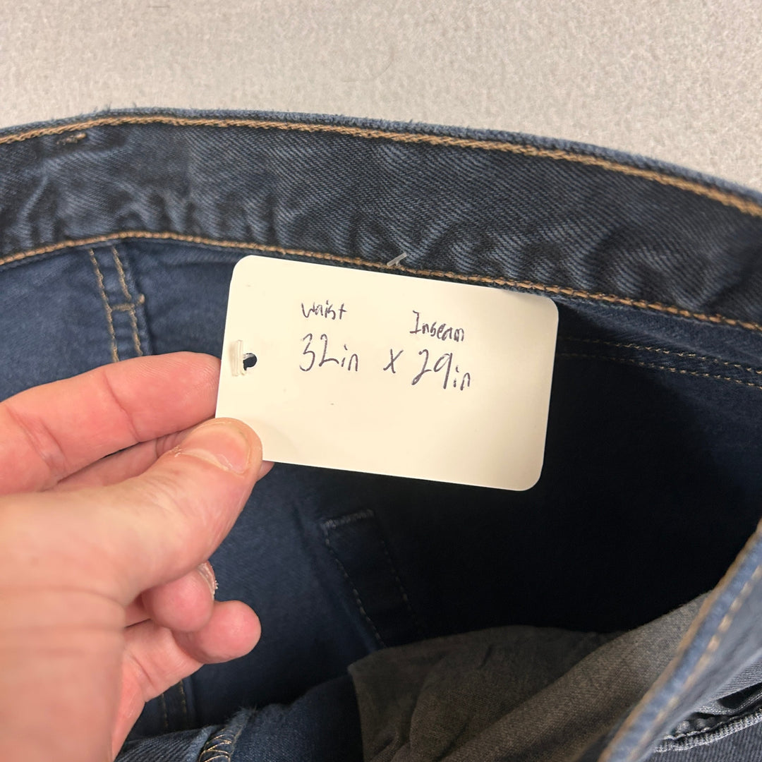 Vintage Levi's 501 Made in USA 1996 Dark Blue Jeans Size 32