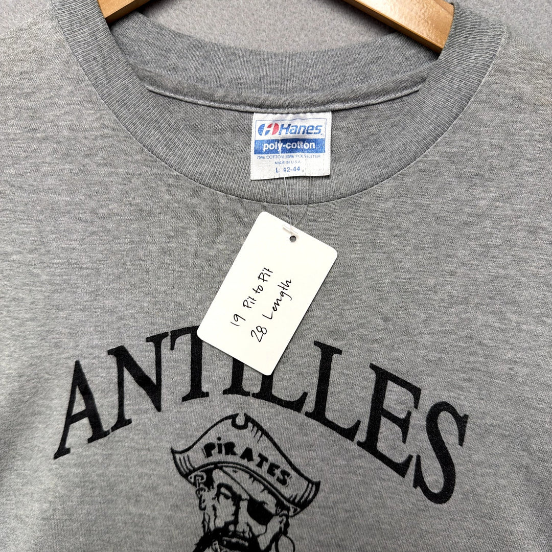 Vintage Antilles Pirates Athletic Dept Shirt Size Large