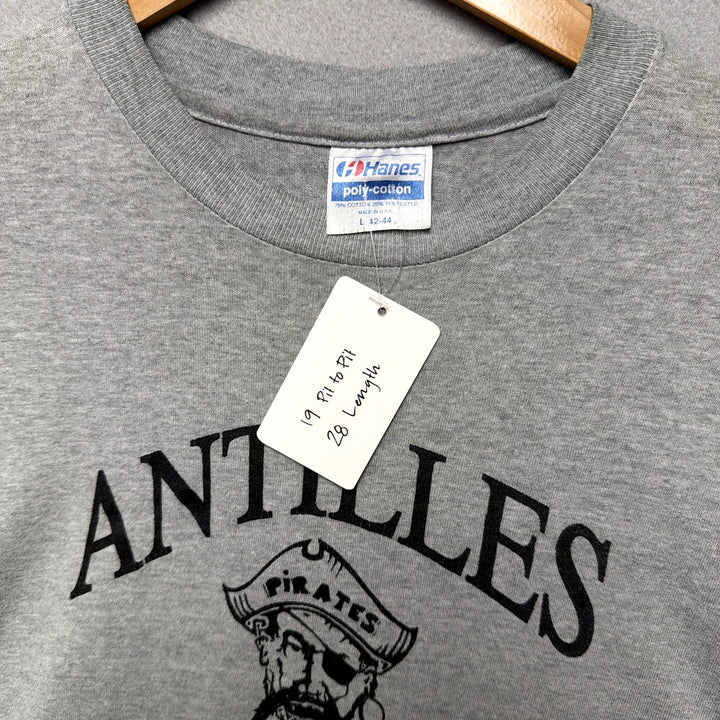 Vintage Antilles Pirates Athletic Dept Shirt Size Large