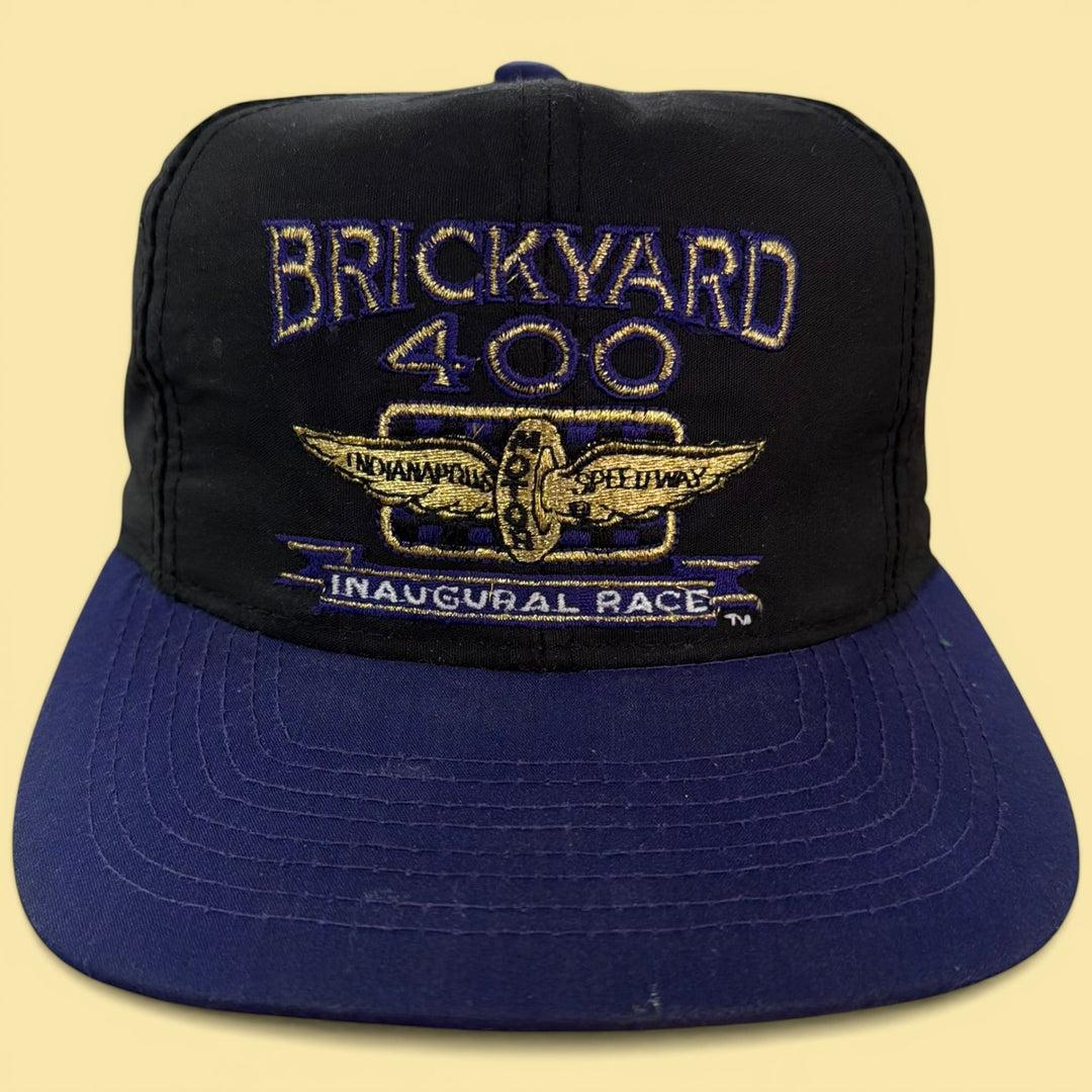 Vintage 90s Brickyard 400 Nascar Racing Snapback Hat