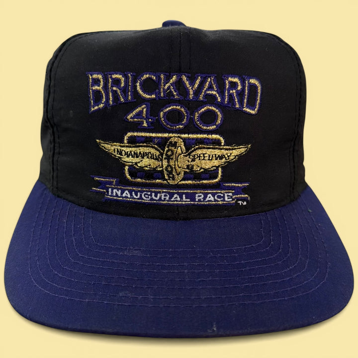 Vintage 90s Brickyard 400 Nascar Racing Snapback Hat