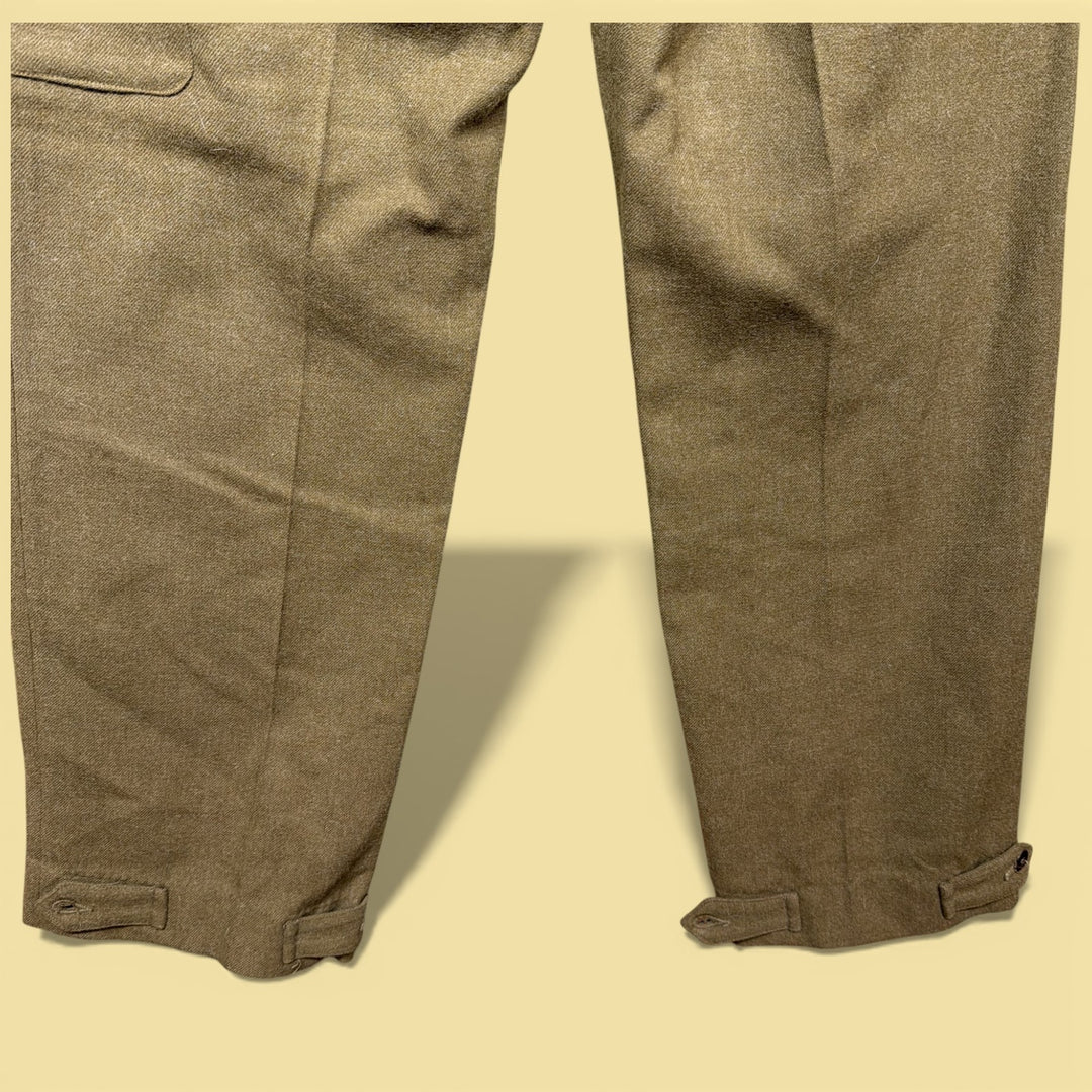 Vintage Australian Combat Trousers 60s Pants Size 30