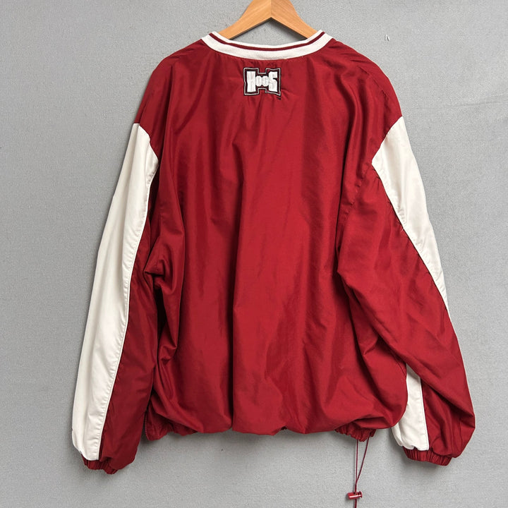 Vintage University of Arkansas Pullover Windbreaker Size XXL