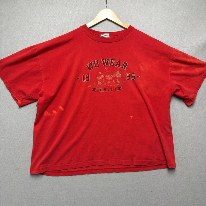 Vintage Wu Wear Wu Tang Clan Football T Shirt Size XXL
