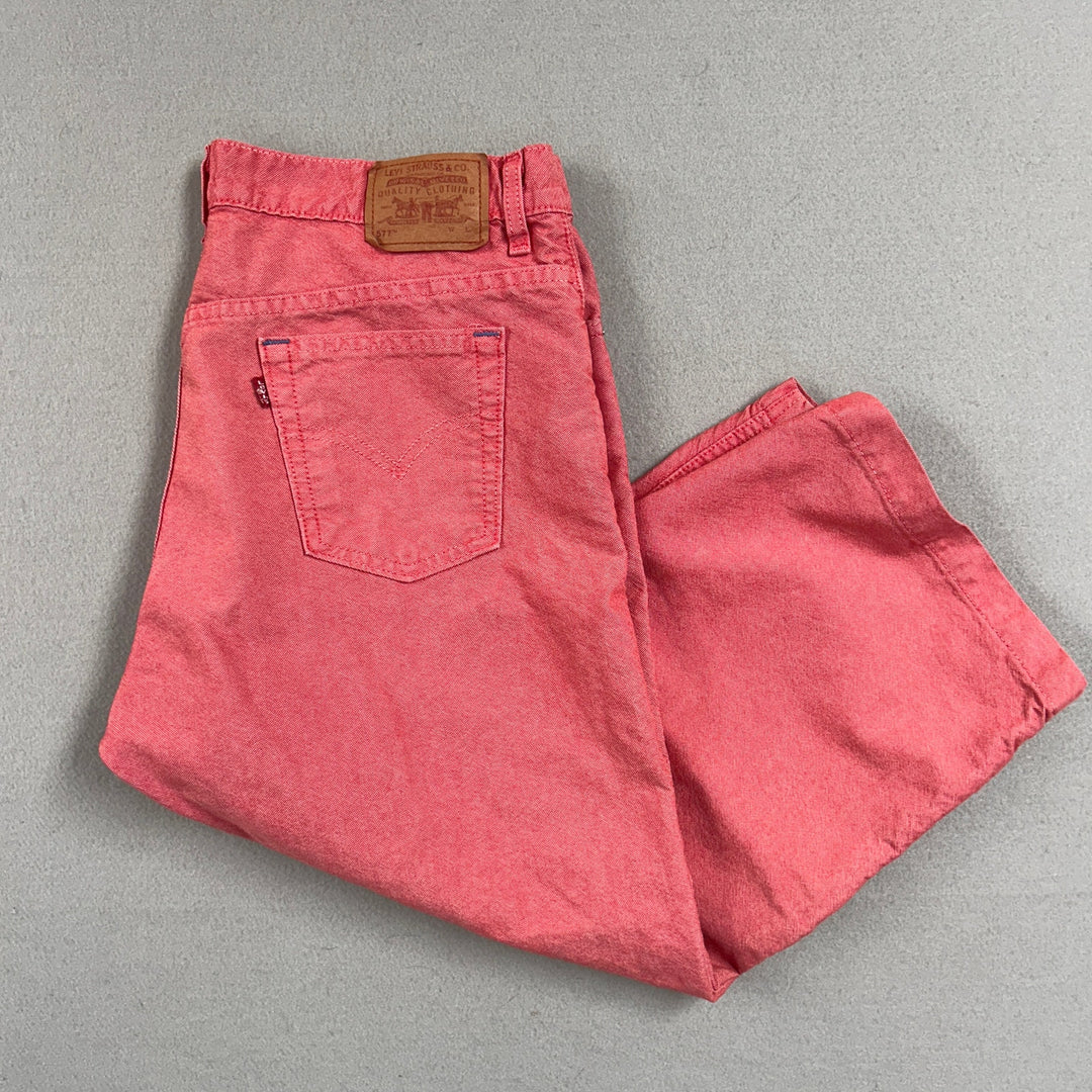 Vintage Levis 577 Cropped Capri Pants Size 14