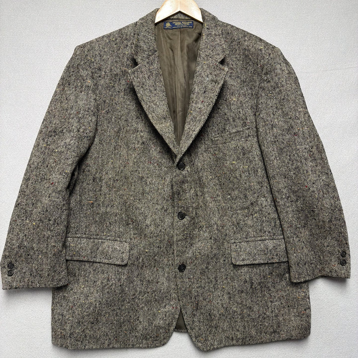 Vintage Brooks Brothers Speckled Tweed Blazer Size XL
