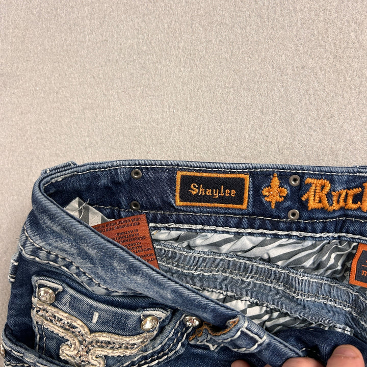 Women's Rock Revival Shaylee Straight Big Stitch Jeans 34x32