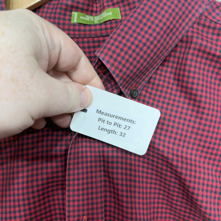 Orvis Plaid Vintage Button Down Shirt XL 2000s