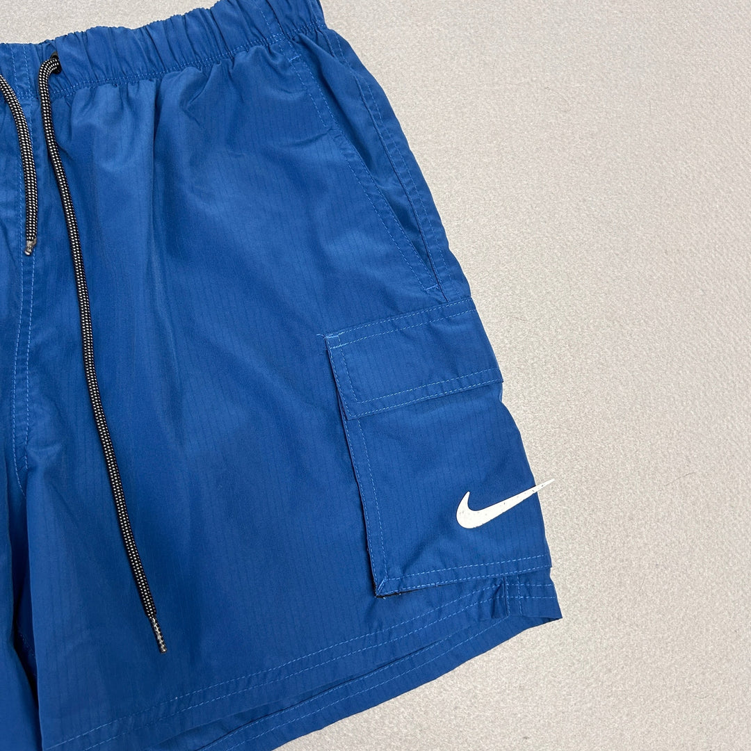 Nike Blue Ripstop Nylon Shorts Size Medium