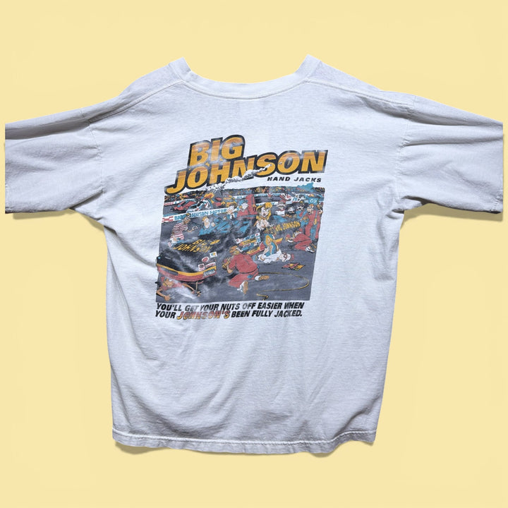 Vintage Big Johnson Racing 90s T Shirt Size XL