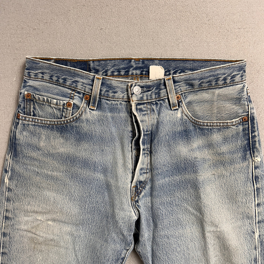 Vintage Levi's 501xx Light Wash Jeans Made in USA Men's 34x29