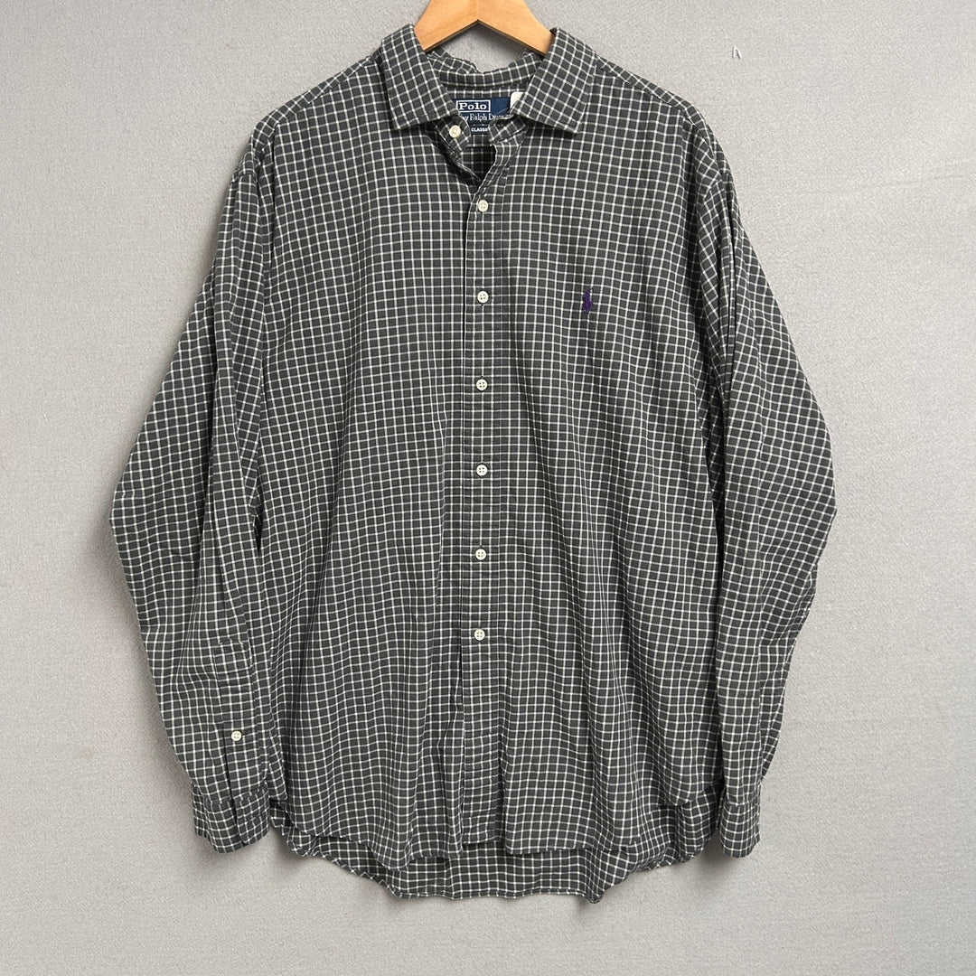 Vintage Polo Ralph Lauren Plaid Shirt Size XXL