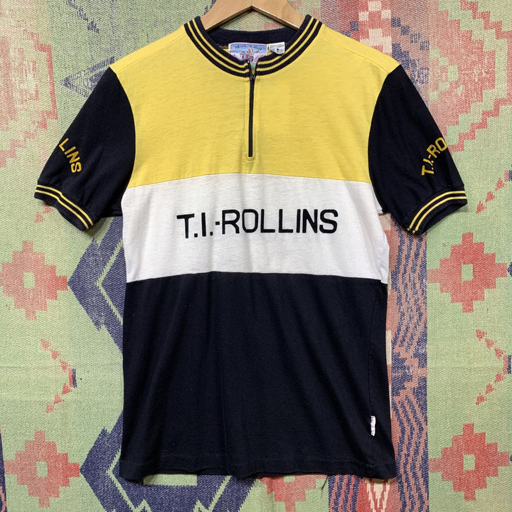 Mark Elliot T.I. Rollins Vintage Cycling T Shirt Small 80s