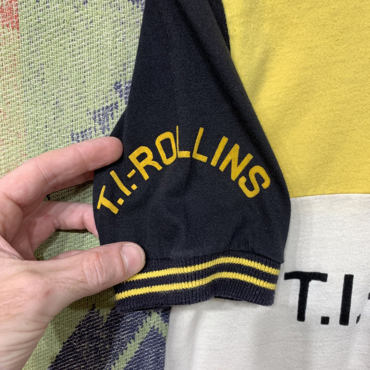 Mark Elliot T.I. Rollins Vintage Cycling T Shirt Small 80s
