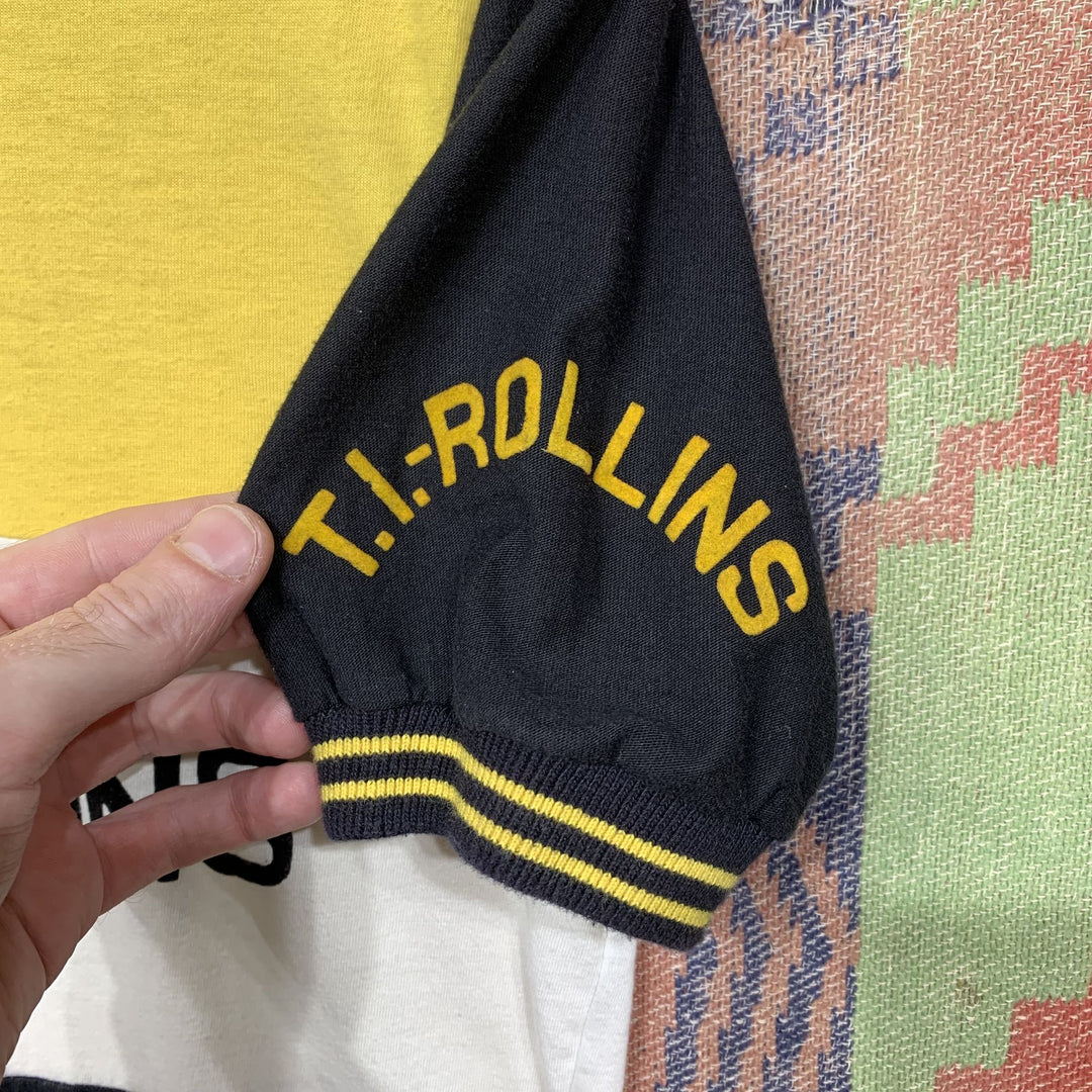Mark Elliot T.I. Rollins Vintage Cycling T Shirt Small 80s