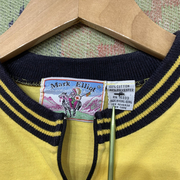 Mark Elliot T.I. Rollins Vintage Cycling T Shirt Small 80s