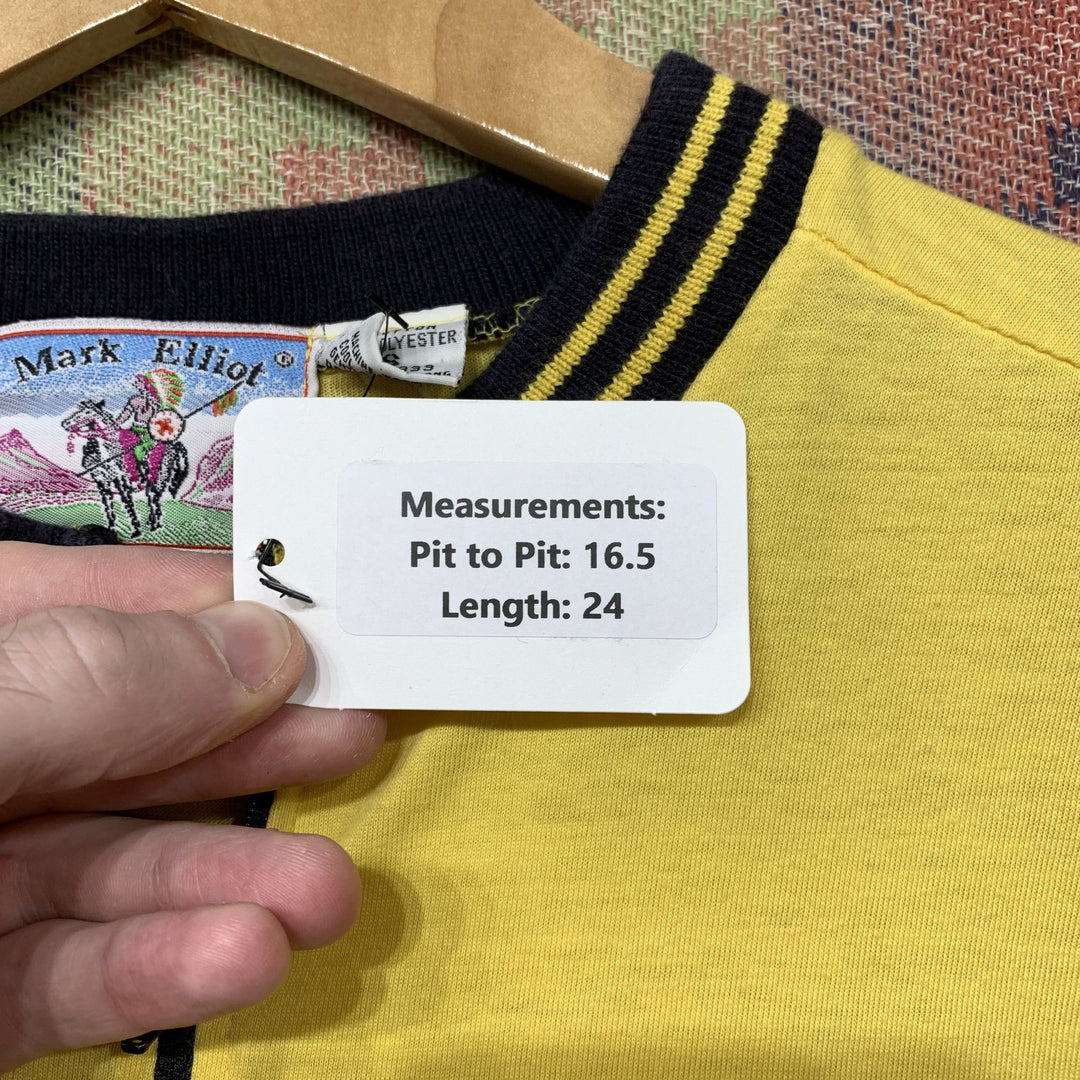 Mark Elliot T.I. Rollins Vintage Cycling T Shirt Small 80s