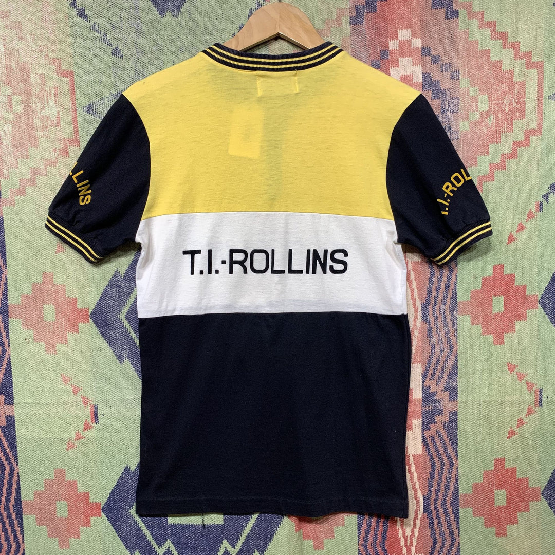 Mark Elliot T.I. Rollins Vintage Cycling T Shirt Small 80s