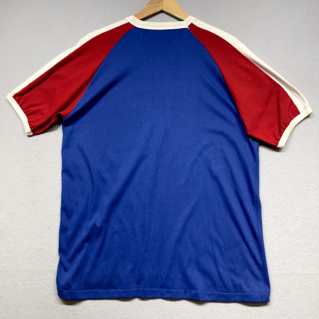 Vintage Nike V Neck 1970s T Shirt Size Large