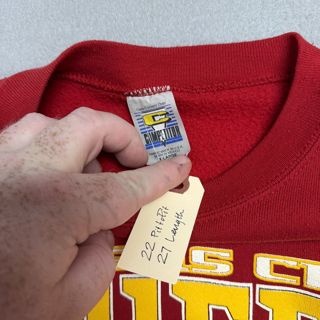 Vintage Kansas City Chiefs Sweatshirt Size XL