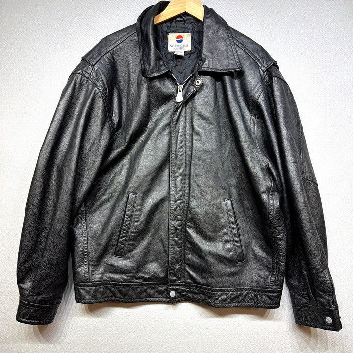 Vintage Pepsi Leather Jacket Size Large