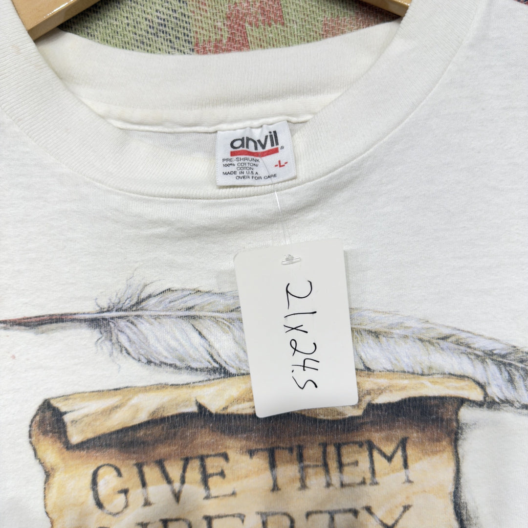 Give them Liberty Vintage Jesus T Shirt Size Large  90s