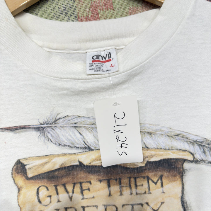 Give them Liberty Vintage Jesus T Shirt Size Large  90s