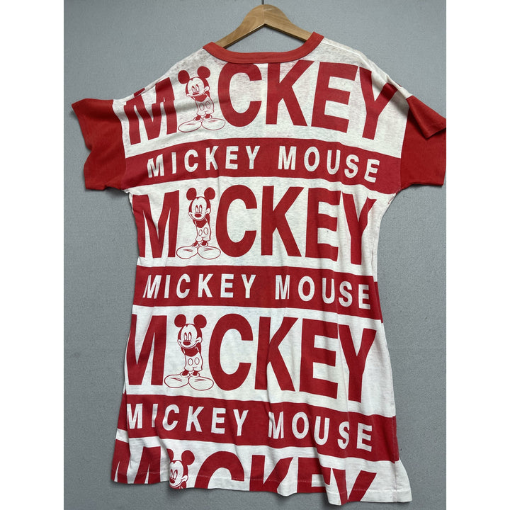 Vintage Mickey Mouse AOP Sleep Shirt One Size 24x35