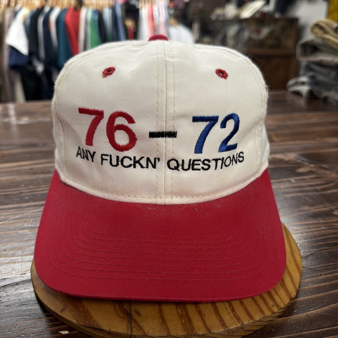 Vintage 1994 Final Four Arkansas Razorbacks 76-72 Basketball Snapback Hat