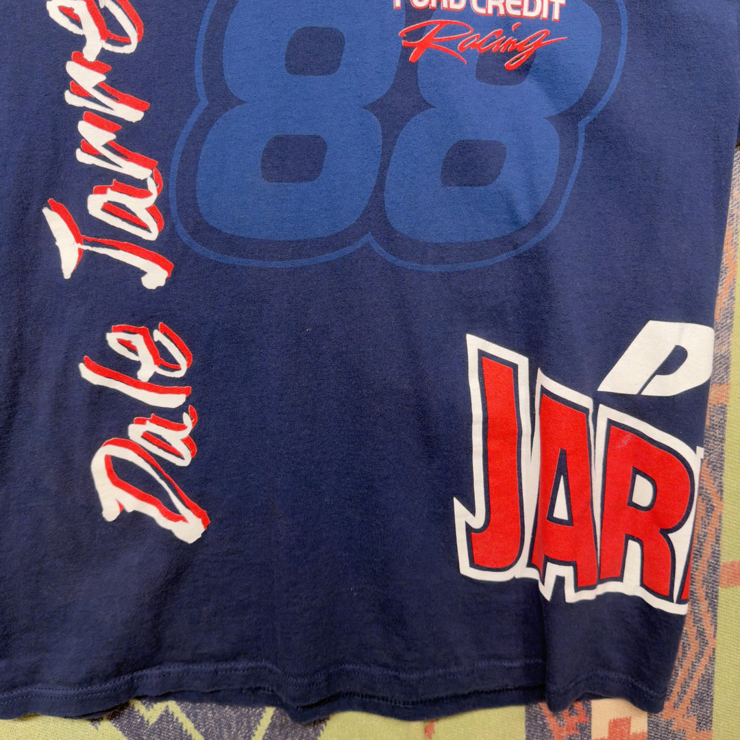 Ford Racing Dale Jarrett Vintage Nascar T Shirt Size Large 90s