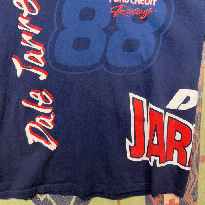 Ford Racing Dale Jarrett Vintage Nascar T Shirt Size Large 90s