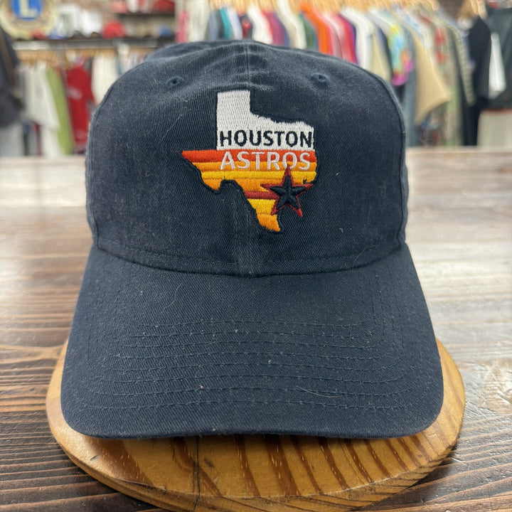 Houston Astros Texas Logo New Era Strap Back Hat
