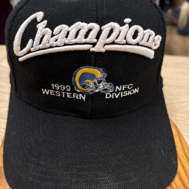 Vintage 90s St Louis Rams Champions Snapback Hat