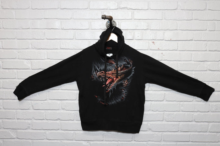 2000s spiral direct dragon hoodie size xxl