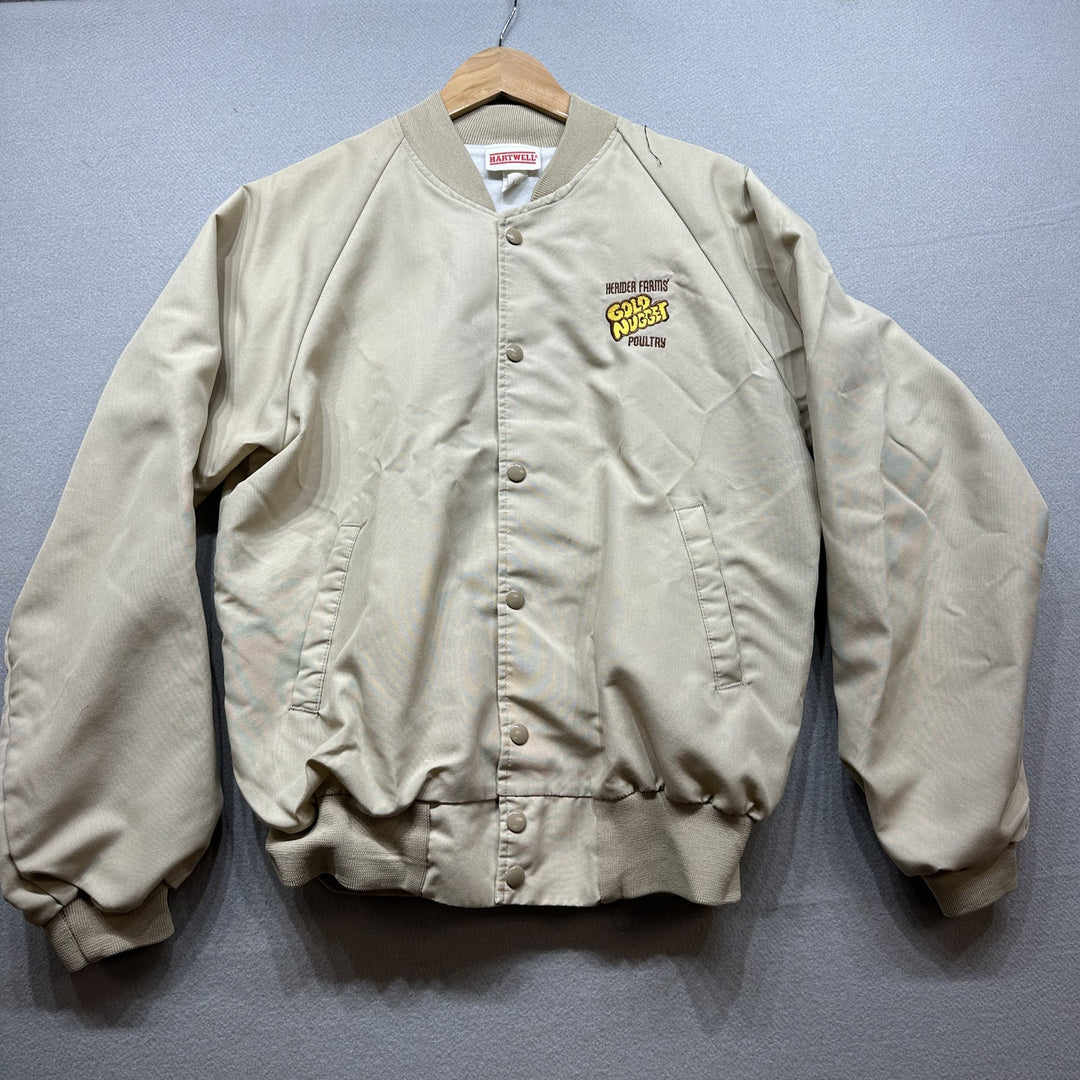 Vintage 80s Gold Nugget Poultry Jacket Size Medium