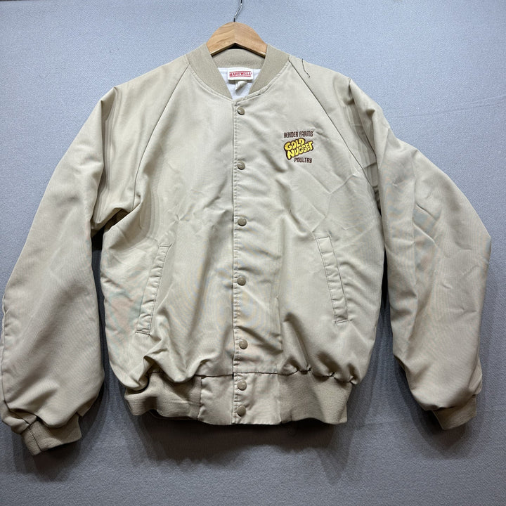 Vintage 80s Gold Nugget Poultry Jacket Size Medium